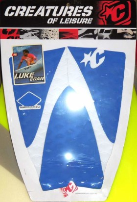 Luke Egan Surfboard Traction Pad – Colors: Blue/White/Blue