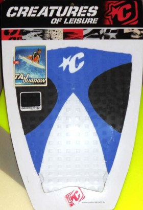 Taj Burrow Surfboard Traction Pad – Colors: White/Blue/Black