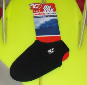 Neo Bodyboard Fin Socks – Color Black, Size Medium